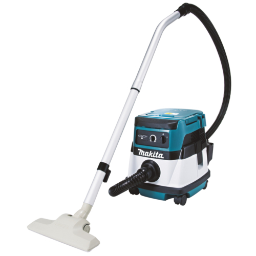 Makita 2x18V LXT ® Li-ion és hálózati 9,0/24kPa 70/320W száraz-nedves porszívó 8l Z (akku és töltő nélkül)