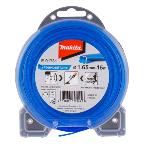Makita négylevelű damil, kék, 1.65mm 15m