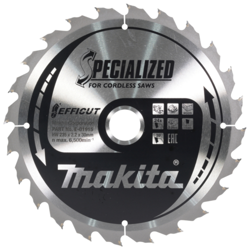 Makita EFFICUT körfűrészlap akkus 235x30 mm Z24 FA