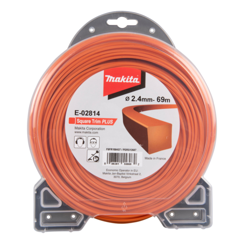 Makita damil szögletes "squareTRIM PLUS" 2,4mm x 69m