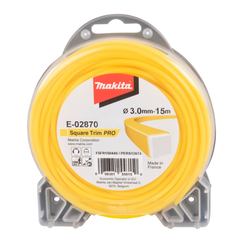 Makita damil szögletes "squareTRIM PRO" 3,0mm x 15m