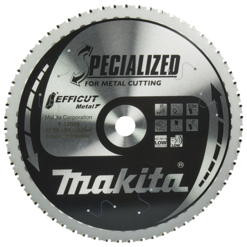 Makita EFFICUT körfűrészlap 305x25,4 mm Z63 FÉM