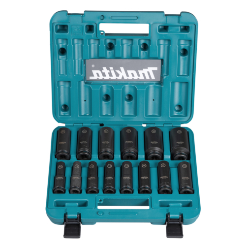Makita Impact black dugókulcs készlet CR-MO 1/2" (14db-os)