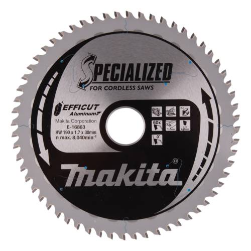 Makita EFFICUT körfűrészlap 190x30 mm Z60 ALU