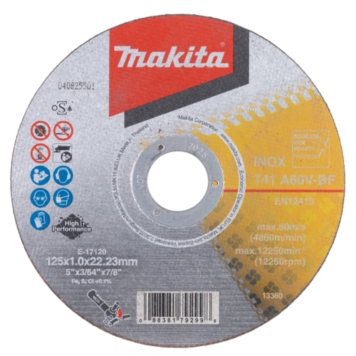 Makita vágókorong INOX A60V 125x1 mm 12 db