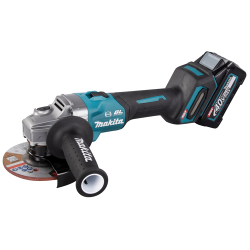 Makita 40Vmax XGT ® Li-ion BL 125mm sarokcsiszoló + FÉ2x4,0Ah