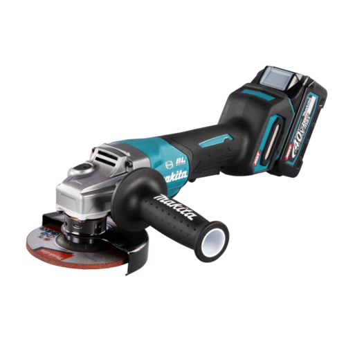 Makita 40Vmax XGT ® Li-ion BL 125mm sarokcsiszoló + FÉ2x4,0Ah