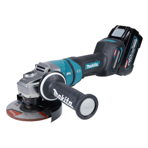 Makita 40Vmax XGT Li-Ion BL AFT 125 mm sarokcsiszoló, FÉK HK, 1x5,0 Ah