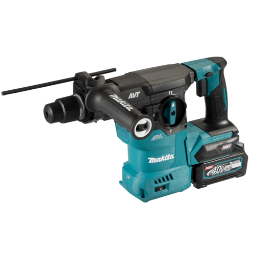 Makita 40Vmax XGT ® Li-ion BL AFT AWS AVT 30mm 3,9J SDS-PLUS fúró-vésőkalapács 2x4,0Ah