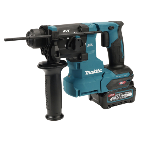 Makita 40Vmax XGT ® Li-Ion BL AWS AVT 20 mm 2,1 J SDS-PLUS fúró-vésőkalapács 2x2,5 Ah