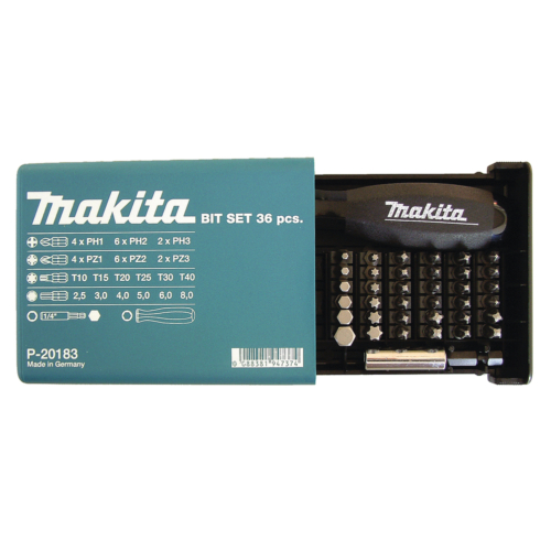 Makita 38db-os bitkészlet 25mm + csavarhúzó