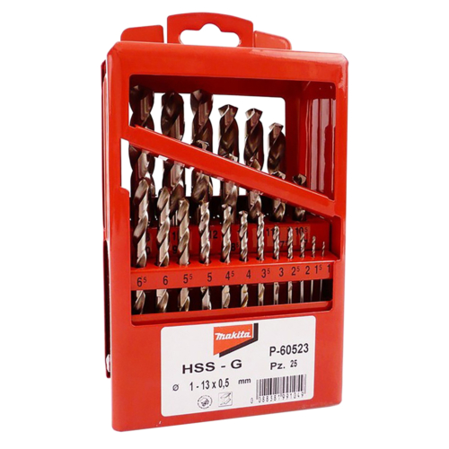 Makita HSS-G fémfúró készlet 25db 1-13mm
