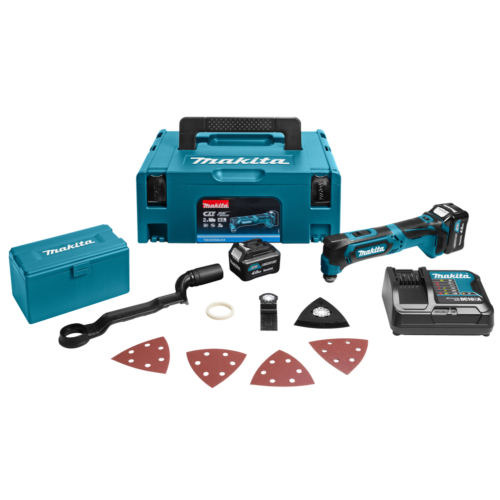 Makita 12Vmax CXT ® Li-ion multifunkciós gép 2x4,0Ah + tartozékok
