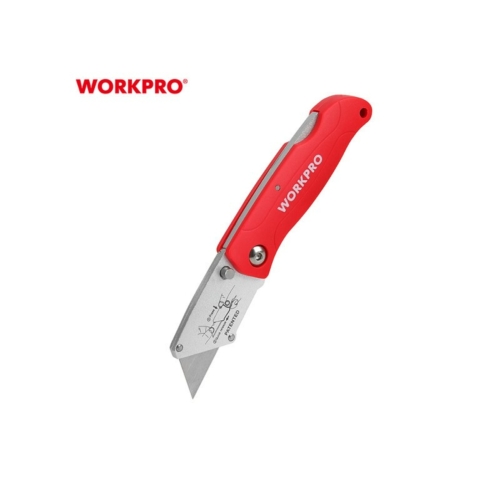 Workpro Vágókés trapéz pengével, nyitható