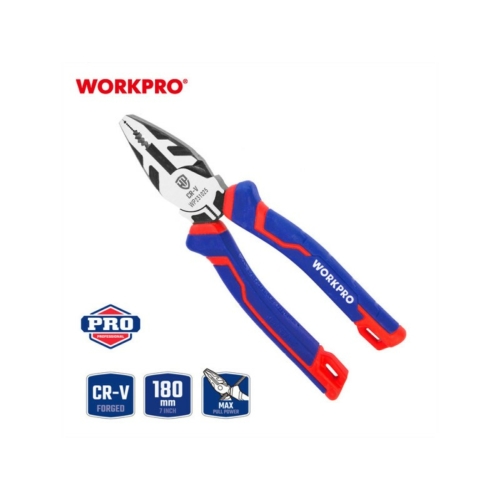 Workpro Kombinált fogó Cr-V 180 mm