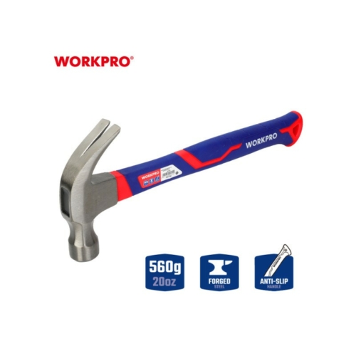 Workpro Kalapács ács, üvegszálas nyél 560g