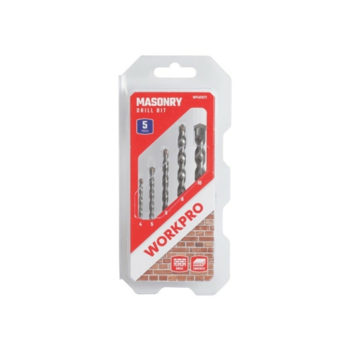 Workpro Fúrószár készlet kőzet basic 5db (4,5,6,8,10)