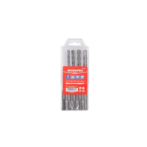 Workpro Fúrószár készlet SDS-Plus 6-12mm 5db