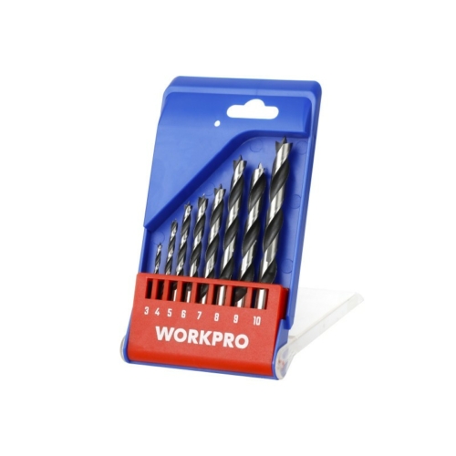 Workpro Fúrószár készlet fa 8 db (3-10)