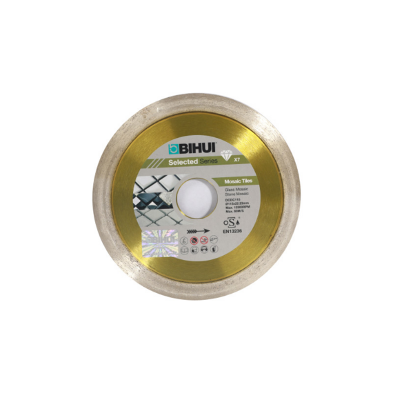 BIHUI Gyémánttárcsa csempéhez, mozaikhoz 10/115/1,2 mm
