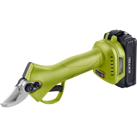 Extol akkus metszőolló, Extol Craft, 20V, kefementes motor, 1db 2000 mAh Li-ion akku + 1 db töltő