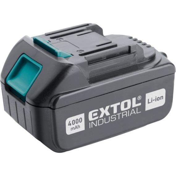 Extol tartalék akku Li-ion, 18V, 4,0 Ah, a 8791115 és 8791255 géphez