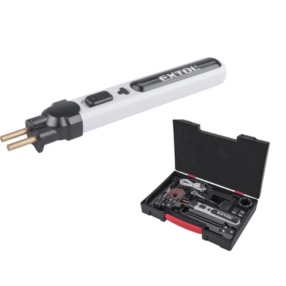 Extol akkus polisztirolvágó, huzalos 4V, 2000 mAh Li-ion akku