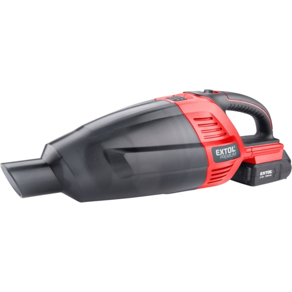 Extol akkus porszívó, Share20V, 20V, Li-ion, 1db akku, 1db töltő, HEPA szűrő