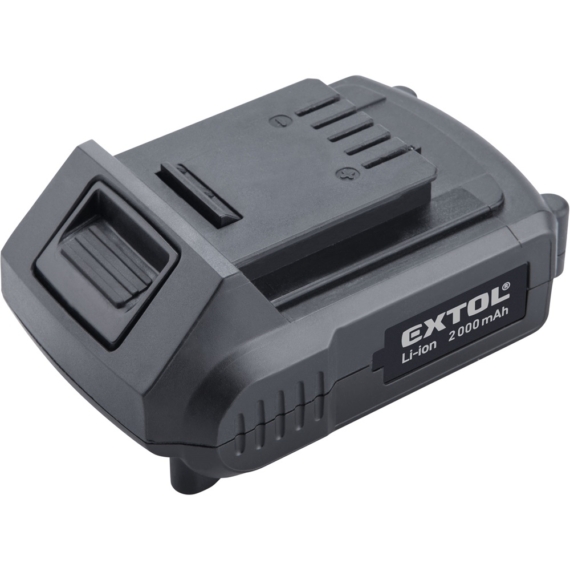 Extol tartalék akku 20V, Li-ion, Share20V, 2000mAh