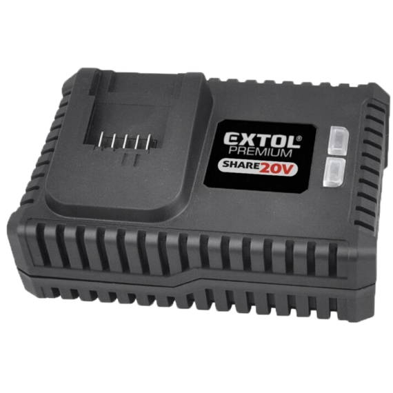 Extol akkutöltő, Share20V, 4A; KIFUTÓ, HELYETTE: 8891897