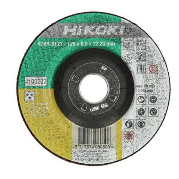 HIKOKI csiszolót. inox 125x6 DPC /MOQ:10db