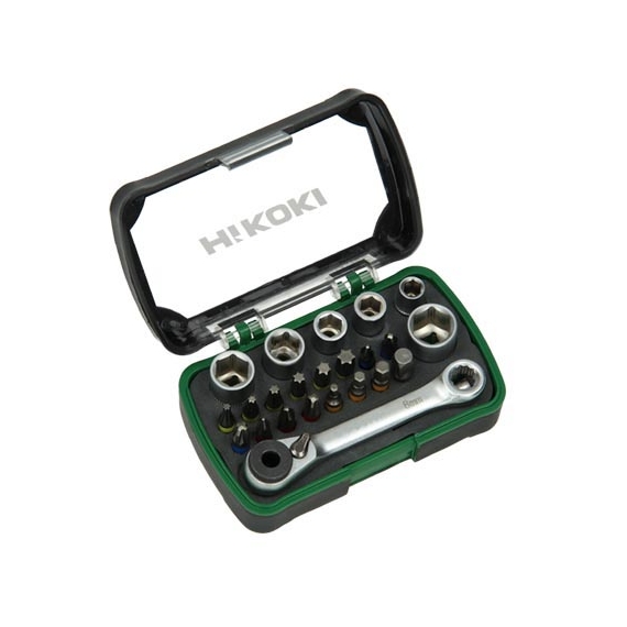 HIKOKI bitkészlet 24db 1/4 dugókulcsos