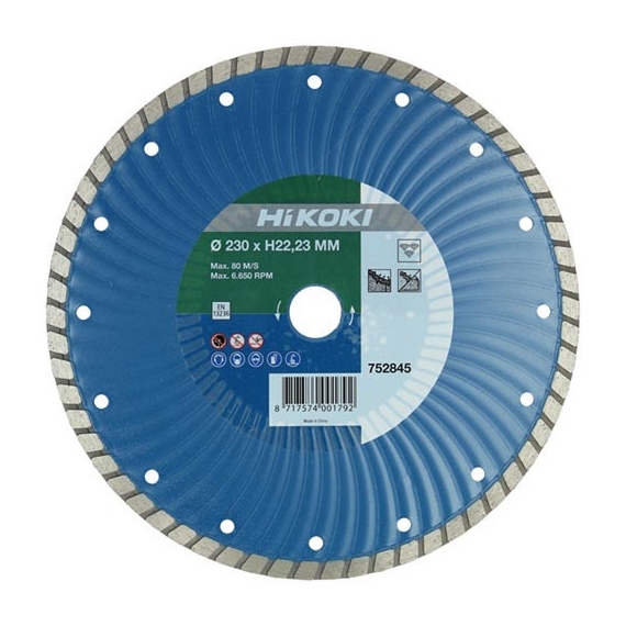HIKOKI gyémántkorong 125x22,2x6
