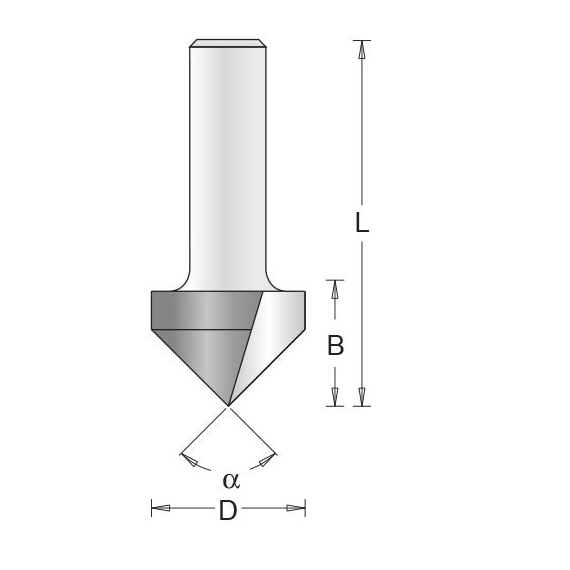 HIKOKI marófej 6*12,7X12,7 V-profil