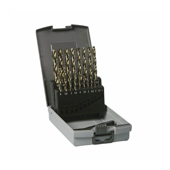 HIKOKI fúrószár szett 1-10mm 19db HSS-Co