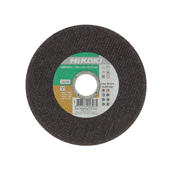 HIKOKI vágótárcsa inox 125x1,0 /MOQ:25db