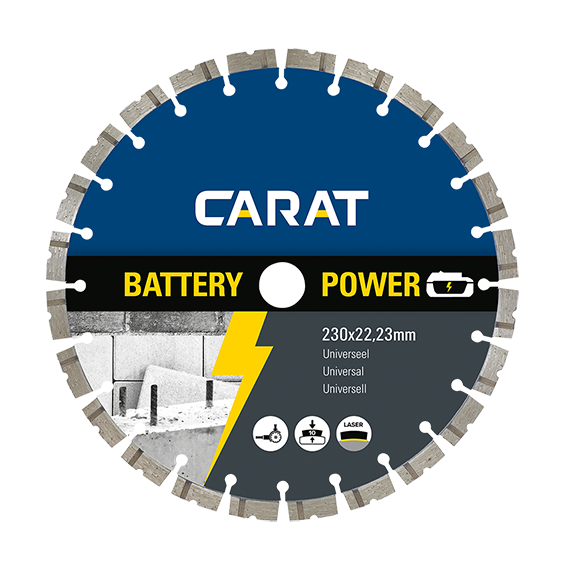 Carat gyémánt akkus gépekhez 230mm