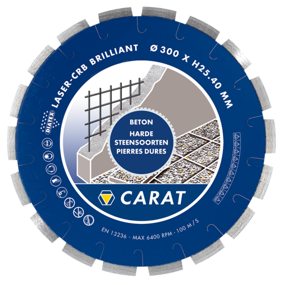 Carat gykorong 350x25,4