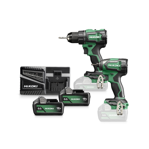HIKOKI DS18DE+WH18DE+BSL1850MAx2+UC18YSL3