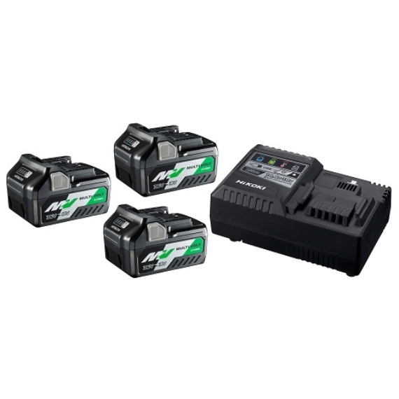 HIKOKI Akkutöltő +3xBSL36A18 MV