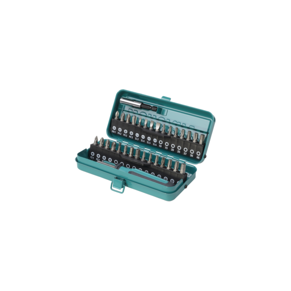Bitkészlet standard bitfejek 32 részes, PH/PZ/T/HEX/TL, markolattal