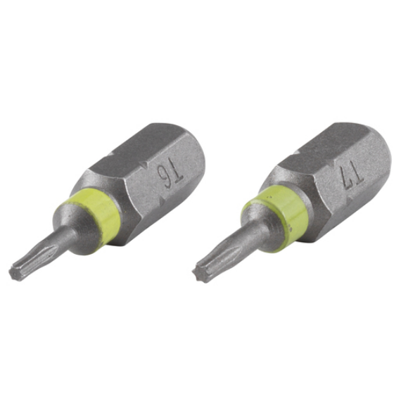 2db csavarozó bit Solid 25mm Torx T6,7