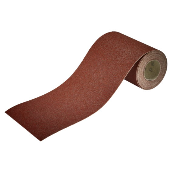 Tépőzáras csiszolópapírtekercs korund K180 115mm x 4m