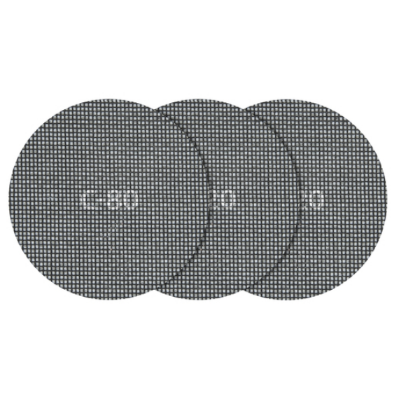 5db csiszolórács korong gipszkartonhoz és fához, tépőzáras, Ø125mm, SiC, K80,120,240