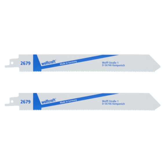 Szablyafűrészlap 2db BiM 200/220mm d=2.5mm