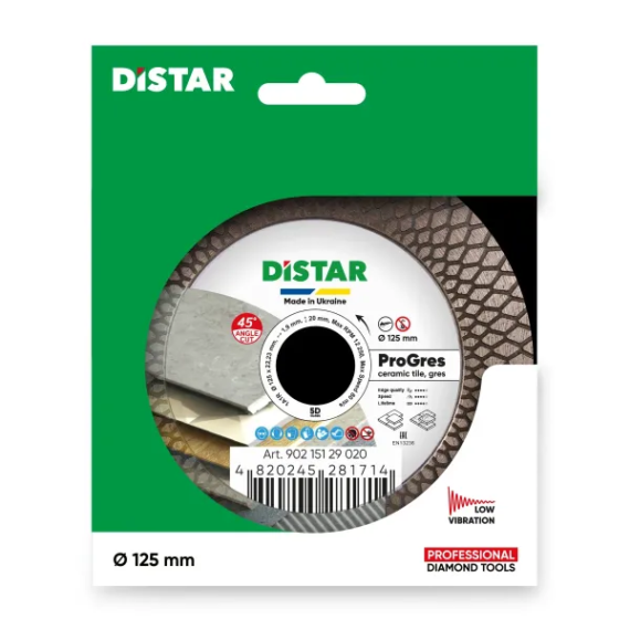 DiStar PRO Gres gyémánt vágótárcsa 125x1,6 mm 1A1R