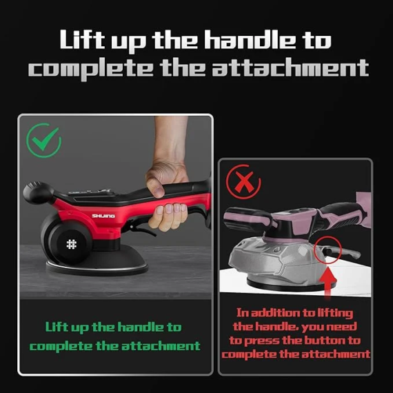 SHIJING akkumulátoros lapvibrátor 123mm  E9393