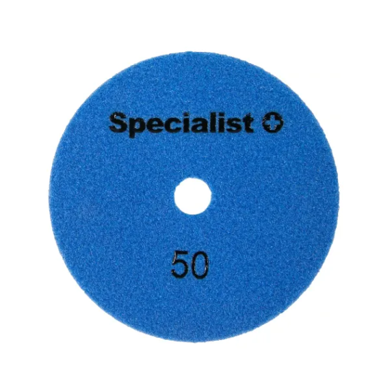 SPECIALIST+ Száraz vizes univerzális kerámia csiszoló és polírózó korong, 125 mm, 50P