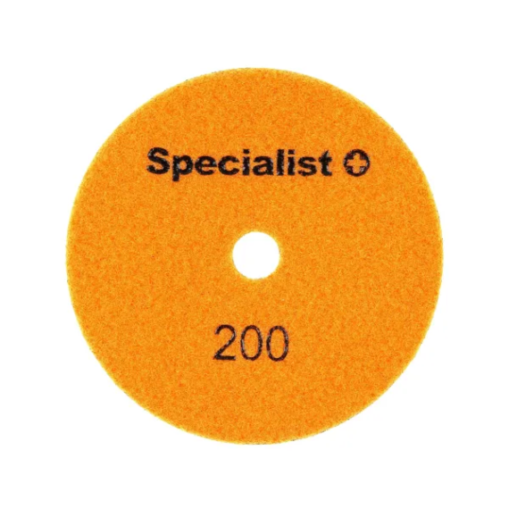 SPECIALIST+ Száraz vizes univerzális kerámia csiszoló és polírózó korong, 125 mm, 200P
