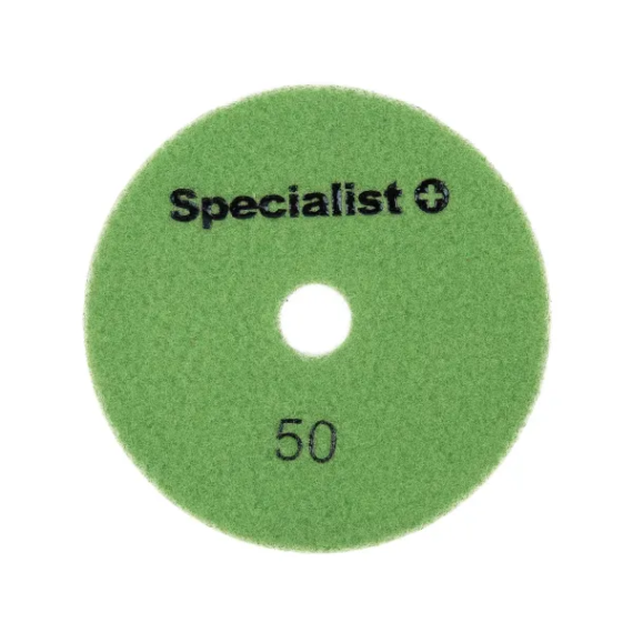 SPECIALIST+  Vizes  kerámia csiszoló és polírózó korong 125 mm, 50P